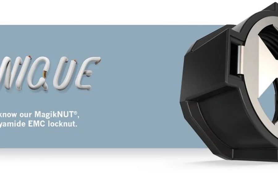 MagikNUT EMC 锁紧螺母，聚酰胺 / 不锈钢