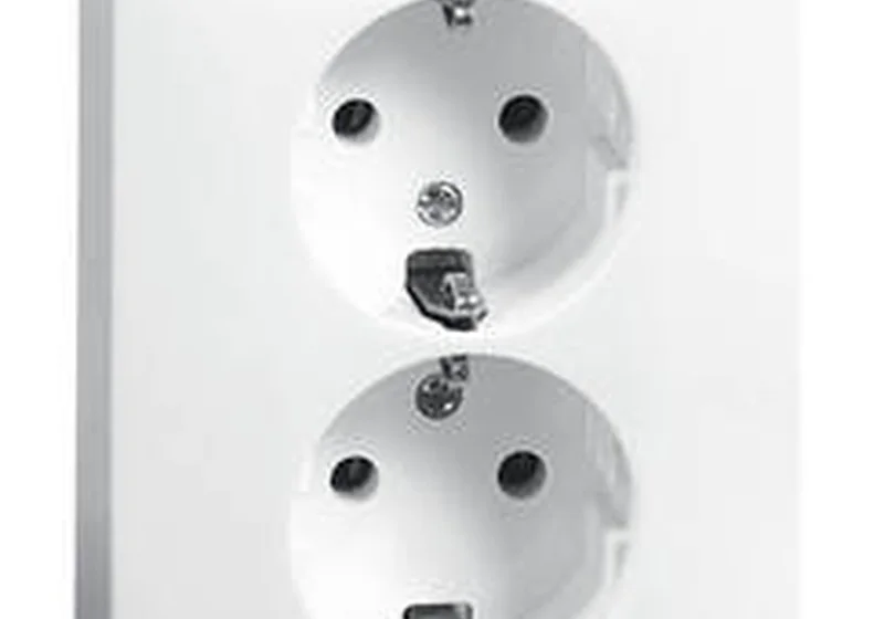 SCHUKO double 插座 flush 安装 用于 single 安装 IP 20 系列产品